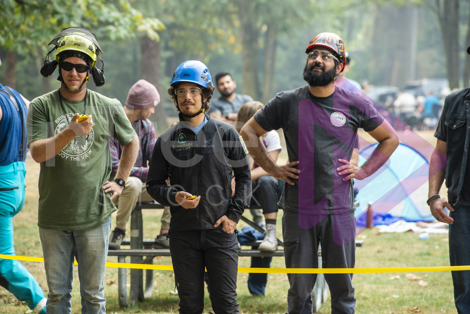 The PNW ISA, BC Tree climbing competition Masters event