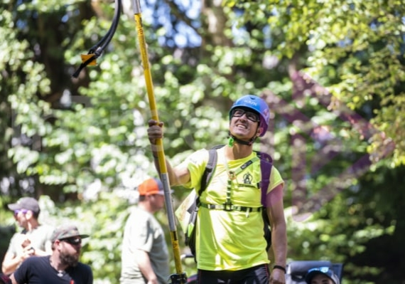 Arborist tree climbing competition