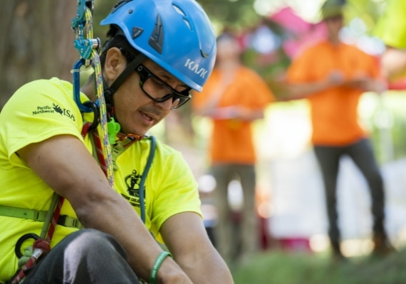 Arborist tree climbing competition BCTCC 2023 tree climbing competition