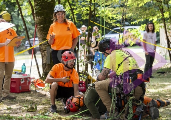 Arborist tree climbing competition BCTCC 2023 tree climbing competition