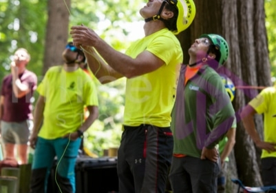 Arborist tree climbing competition BCTCC 2023 tree climbing competition