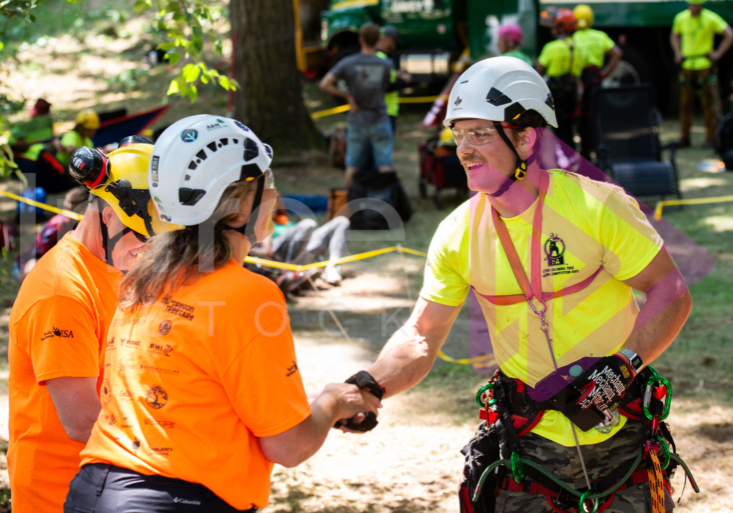 Arborist tree climbing competition BCTCC 2023 tree climbing competition