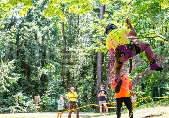 Arborist tree climbing competition BCTCC 2023 tree climbing competition