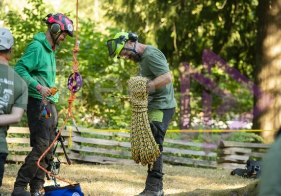 The PNW ISA, BC Tree climbing competiton