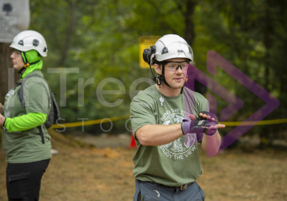 The PNW ISA, BC Tree climbing competiton Masters event