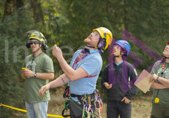 The PNW ISA, BC Tree climbing competiton Masters event